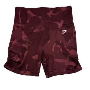 Gymshark Adapt Camo Seamless Stretch Athletic Workout Bike Shorts Women's Small